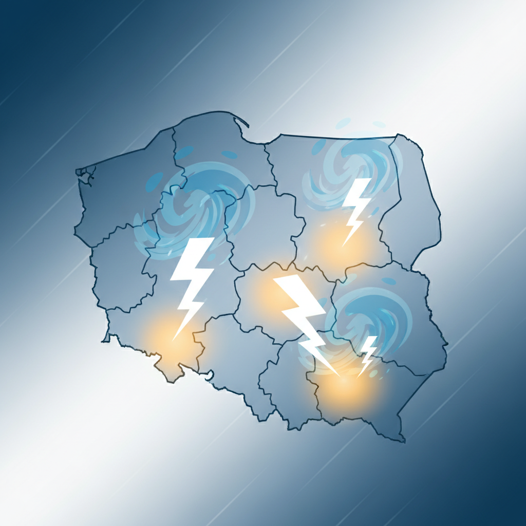 IMGW Ostrzega: Burze i Ulewy w Polsce! Alerty I Stopnia dla 6 Województw